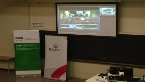 Polycom co-founder's Kiwi ICT Graduate School Masterclass whips up student creativity
