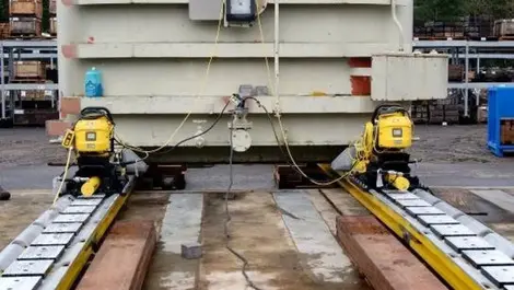 New skidding system moves heavy loads in tight spaces